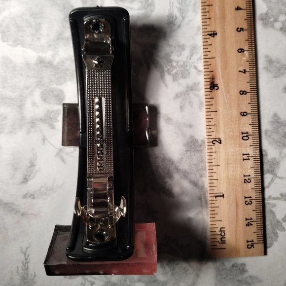 Hand made Pink and black dominoes hair clip - Picture 2 of 4